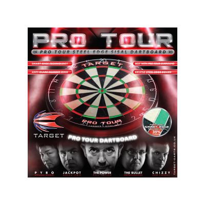 Steel Dart Board Target "Pro Tour"