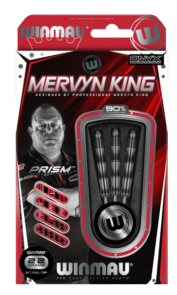 Steel Darts Winmau Mervyn King Onyx 2018 Collection