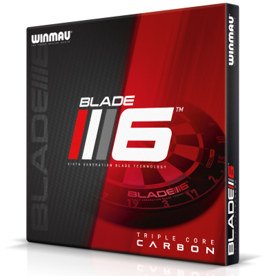 Steel Dartboard Winmau Blade 6 Carbon Triple Core