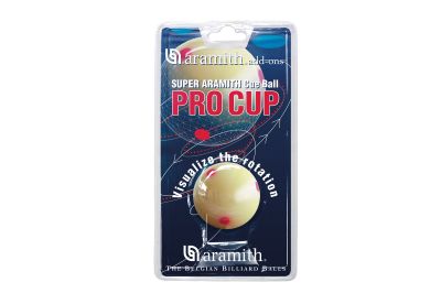 Super Aramith Pro-Cup Cue Ball, 6 Red Dots, 57.2mm