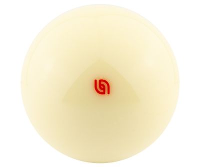 Super Aramith Pro Cue Ball, Red Logo, 57.2mm
