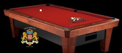Billiard Cloth for 9-feet Pool Table Simonis 860 Red