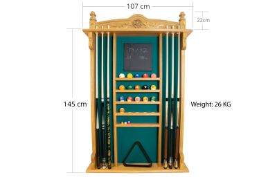 Cue Wall Rack for 6 Cues