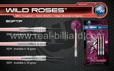 Стрели за софт дартс Winmau Wild Roses