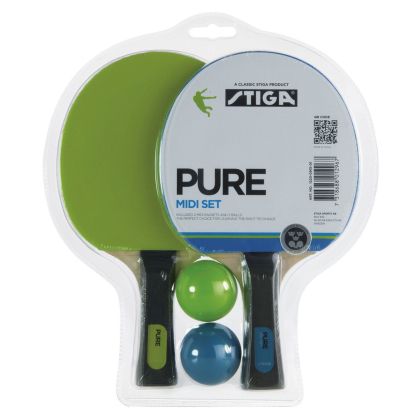 Комплект за тенис на маса Stiga Pure Midi Blue & Lime