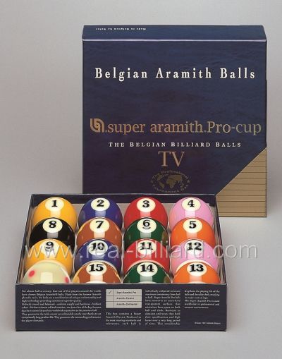 Употребяван комплект топки  за билярд Super Aramith Pro TV