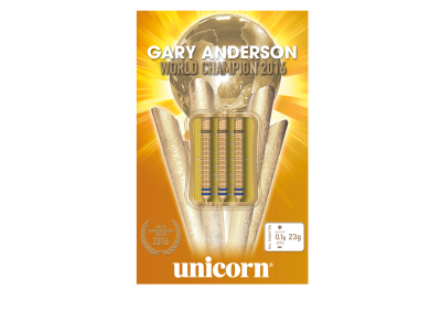 Стрели за стил дартс Unicorn "Gary Anderson" GOLD Limited Edition