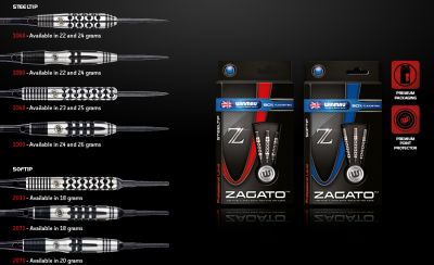 Стрели за софт дартс Winmau "Zagato" 2017 Collection