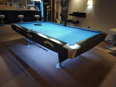 Second-Hand Professional 9-Feet Pool Table RILEY BURWAT Limited Edition 