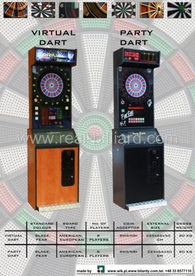 USED Dart Machine VIRTUAL - brown