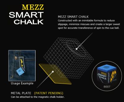 Комплект за билярд Mezz Smart Chalk Set